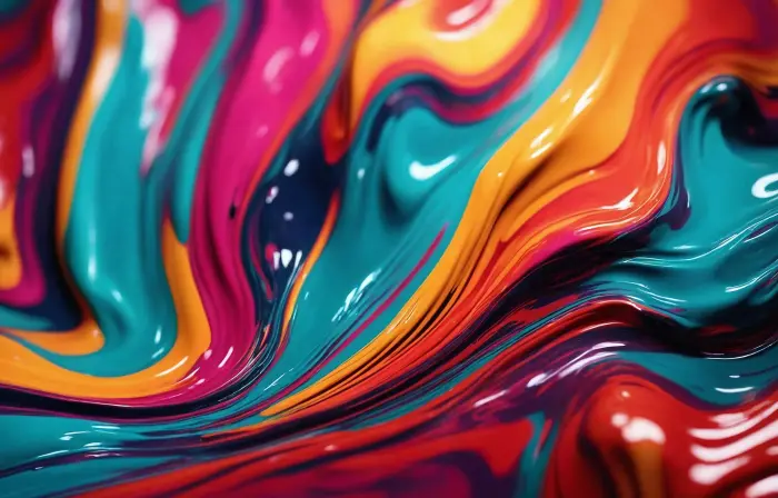 Vibrant Paint Swirls Texture